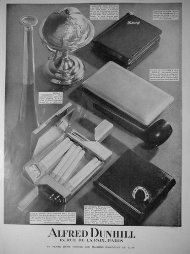 Publicité 1932 dunhill - publicitÉ, Étui