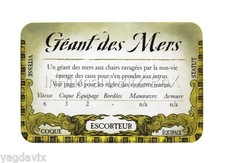 DF44 CARTE GEANT DES MERS