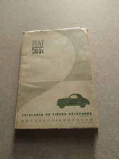 manuel de pièces détachées mécanique Fiat 500 C (topolino)