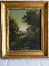 Tableau peinture ancienne 19