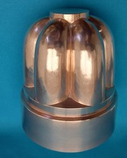 XIX° COPPER GRAND MOULE A CHARLOTTE EN CUIVRE ÉTAMÉ