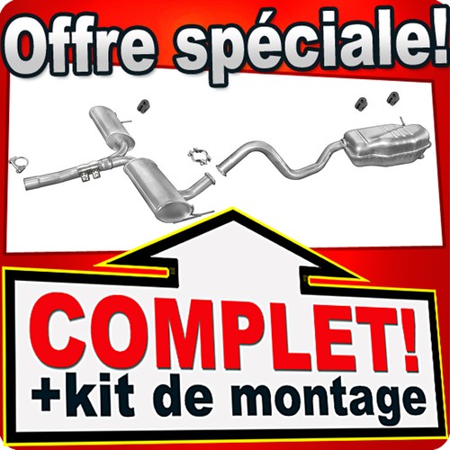 Ligne pot échappement pour - ligne,