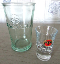 Lot de 2 verres Bacardi Logo