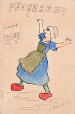 Vieux papier programme cinéma - programme,