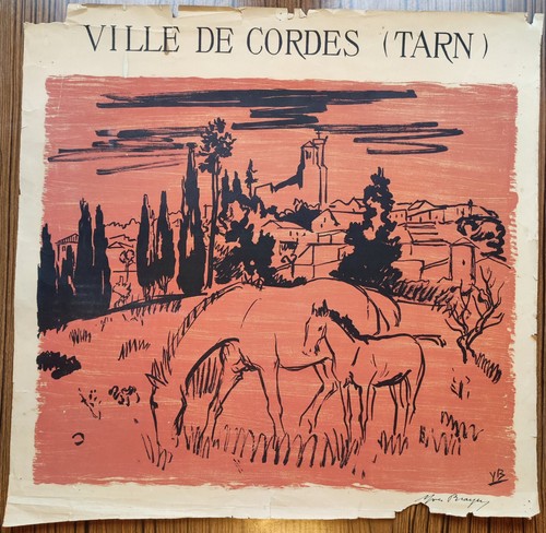 Affiche yves breyer ville - affiche,