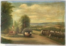 Tableau Ancien Peinture Huile