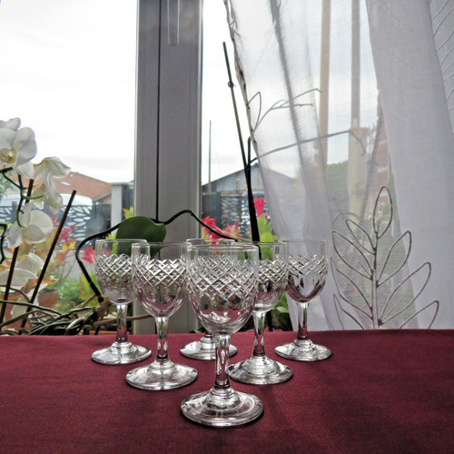 Verres liqueur en cristal - verres,