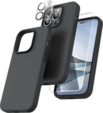 Coque pour iPhone 15 Pro 14 Pro Max 13 12 11 Pro+ 2 verre trempé +1 vitre camera