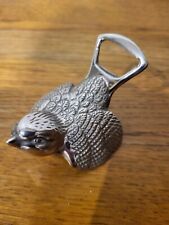 Décapsuleur en forme d'oiseau en Bronze Argenté