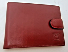 Portefeuille En Cuir Bordeaux