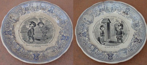 Assiettes parlantes garde - assiettes,