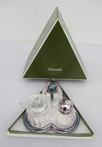 Serviteur métal argenté