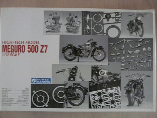 Maquette moto gunze - moto, 1/12