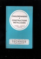 livre Chaudronnerie Constructions Metalliques Triouleyre letalnet 1978 technor