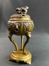 Brûle parfum XIXe en bronze