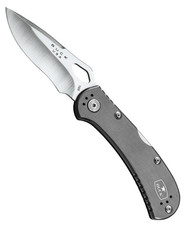 Buck - Couteau Pliant Spitfire Manche Alu Gris Lame Inox 8.3cm Clip - 7722.GY