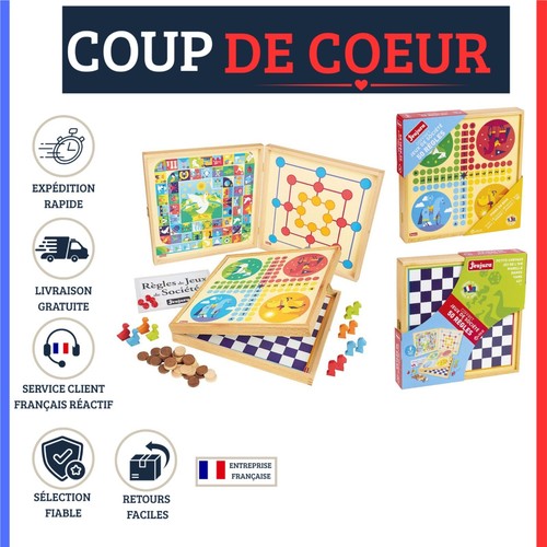 Jeu société bois - société, en