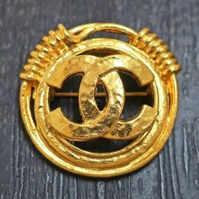 Broche broche ronde vintage