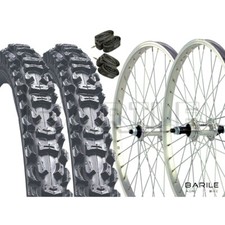 Paire Roues + Pneus Noir