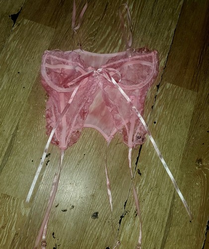 Pink lace sheer underwired - pink,
