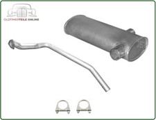 Kit D'Échappement Pour Unimog 406 / 403 / 413 / 416 / 417 Tuyau + Silencieux