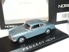 PEUGEOT 404 COUPE Bleu NOREV