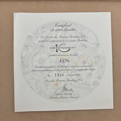 Certificat série limitée - série,