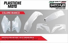 Kit Plastiques HM 125 2T Et VENT Blanc - Enduro Baja