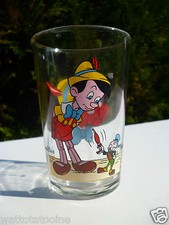 ? Verre A Moutarde Pinocchio, Jiminy Vintage Hauteur 10 Cm