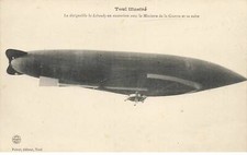 AVIATIONS #MK48529 LE DIRIGEABLE LEBAUDY EN ASCENSION AVEC LE MINISTRE DE LA G