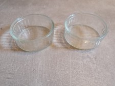 Lot 2 ramequins transparents