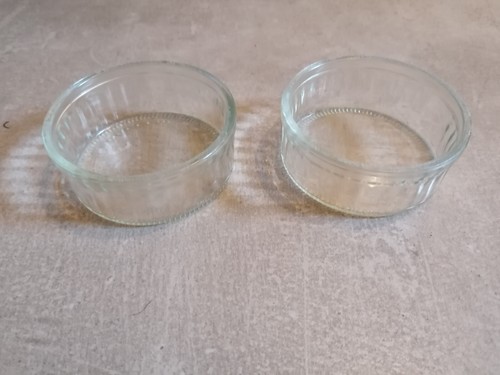 Lot ramequins transparents - ramequins,