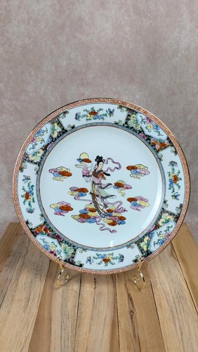 Assiette chinoise décor - , peint