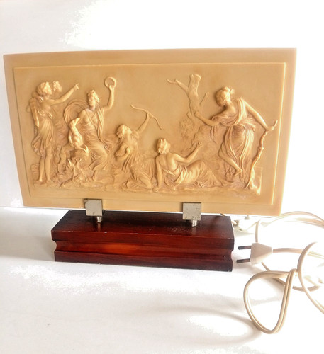 Lampe poser bas relief - bas,