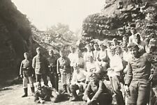 PHOTO FOTO PORTRAIT ALLEMAND ALLEMANDE WH LUFT LANDSER NO CASQUE 1944 WWII WW2