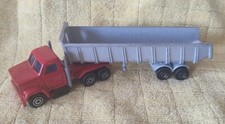 Majorette Semi Remorque Benne - Camion Volvo Ech 1/100eme