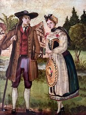 Fixé sous verre encadré