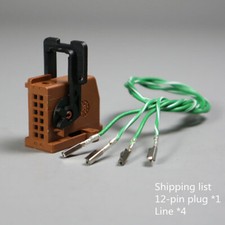 Pour Peugeot Citroen Connecteur 12 Broches Écran Prises Câbles d'affichage