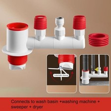 Connecteur de vidange double