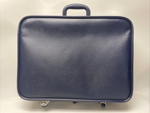 Valise voyage cuir bleu - de,