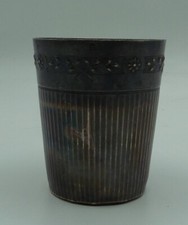 Timbale ancienne en argent massif 1er titre  poinçon minerve #5256#