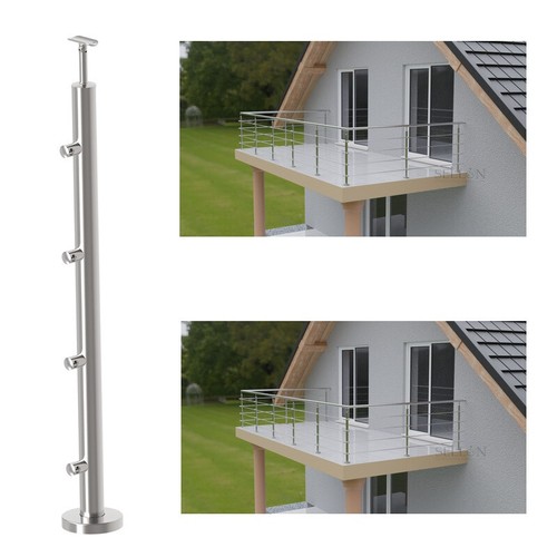 Acier inox barreaux poteau - barreaux,