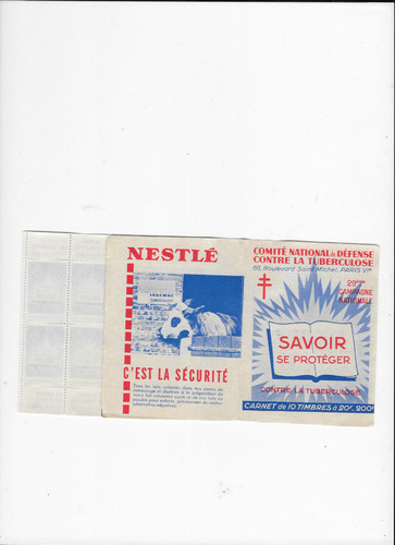 Carnet timbres contre - carnet,