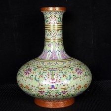 11 "Qianlong vert glaçure