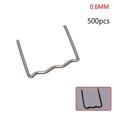 500PCS 0.6mm / Plat Agrafeuse à Chaud Agrafe for Pare Choc Auto Plastique