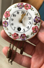 Ancienne Petite horloge murale émaillé Wintermantel