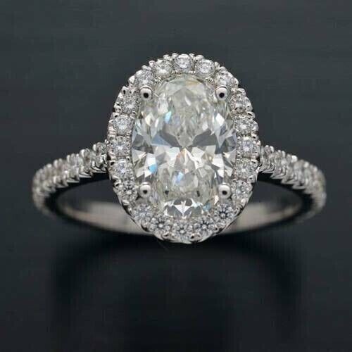 Bague fiançailles halo - bague,