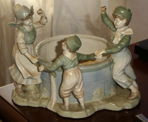 Groupe enfants statuette - groupe,