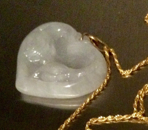 Grand pendentif jade bélière - pendentif, jade-bélière