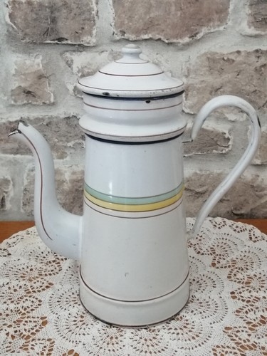 Cafetiere emaillee ancienne - emaillee,